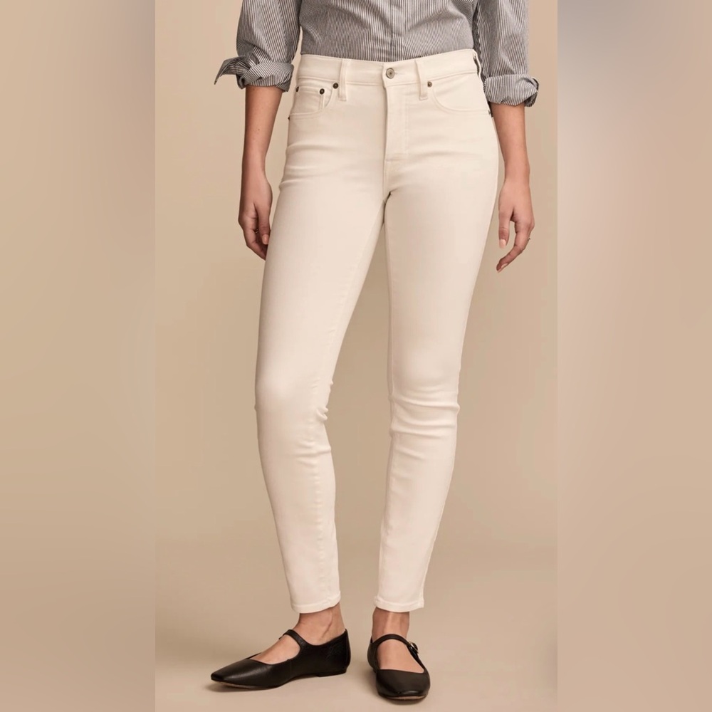 Lucky Brand Jeans High Rise Bridgette Skinny Jeans White Size 4/27